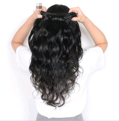 Real Hair Wig Hair Styling Hair Extension Body