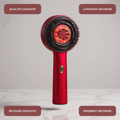 Peigne Massant Électrique Huilé — Naelis Care™