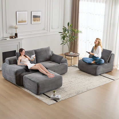 Modern Memory Foam Compressed Sofa