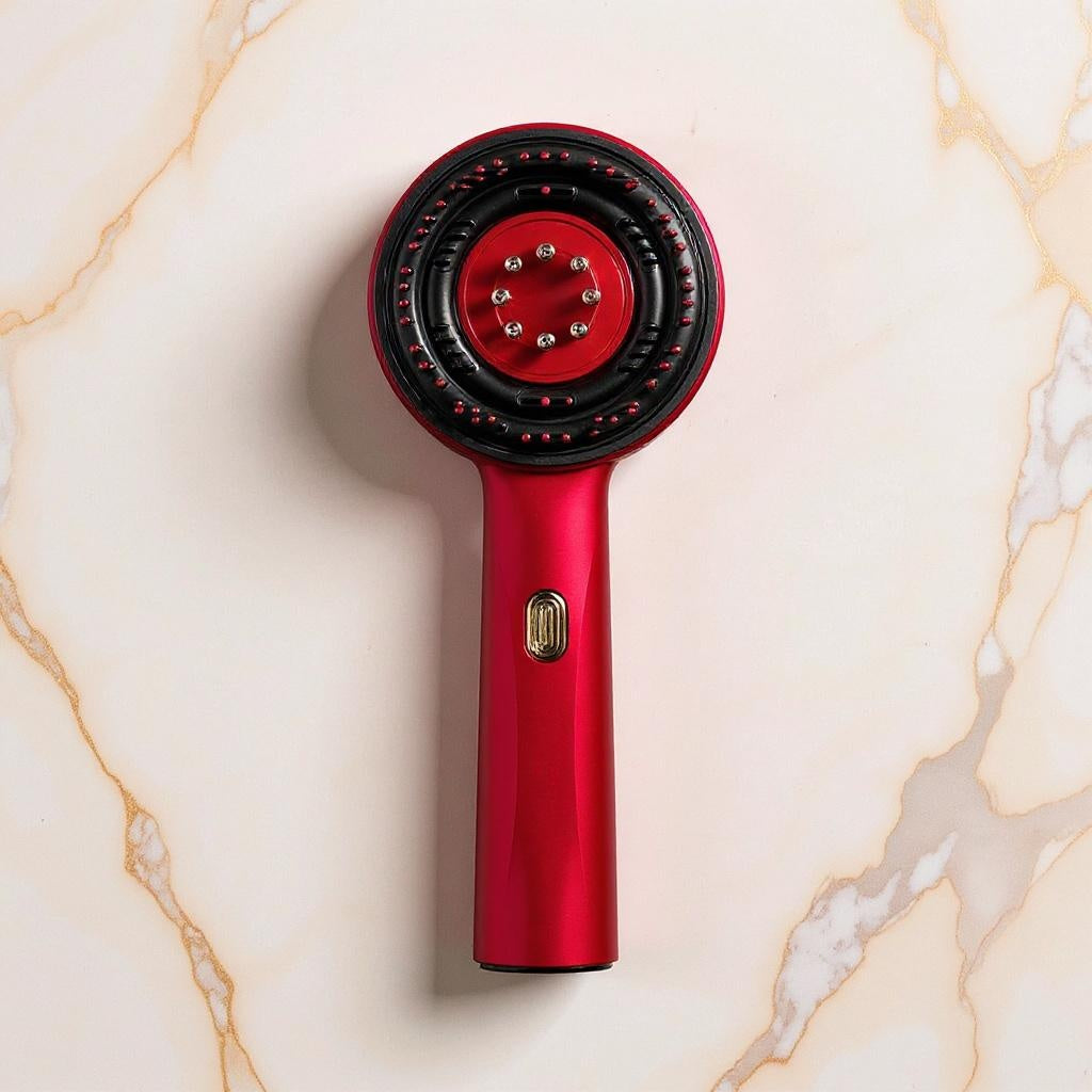 Peigne Massant Électrique Huilé — Naelis Care™